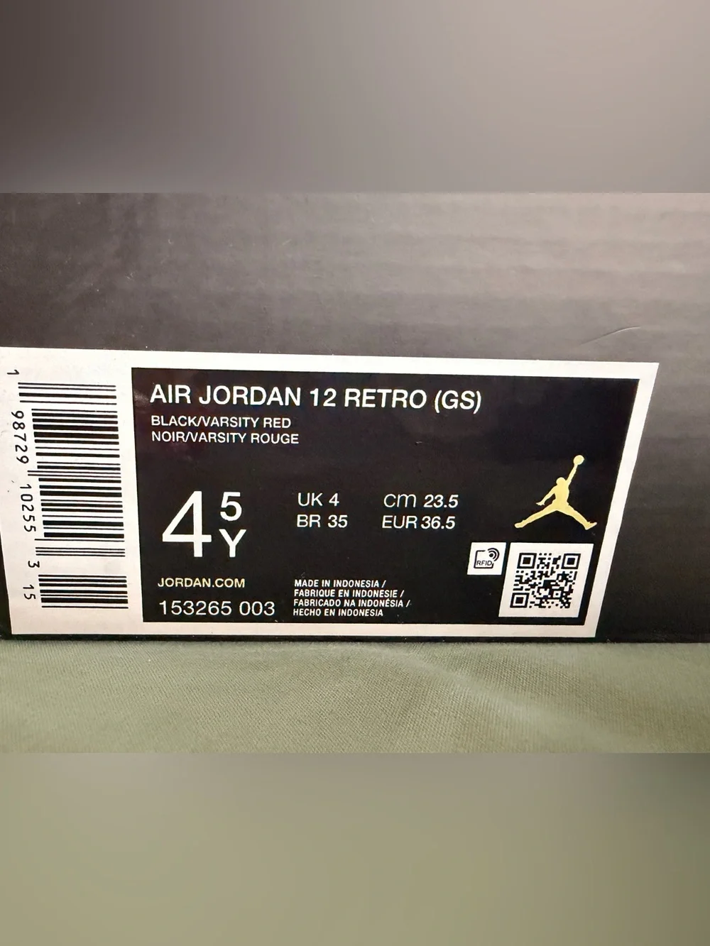 Jordan retro 12